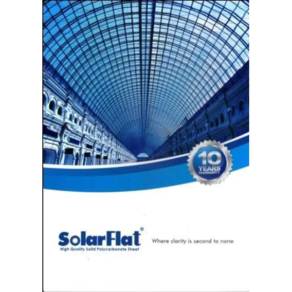 Polycarbonate Solid Sheet Solarflat (1.2 mm)