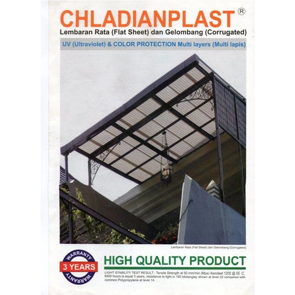 Fiber Plat Transparant Chladian flat (0.8 mm)