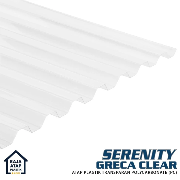 Corrugated Polycarbonate Roofing Serenity (Greca)
